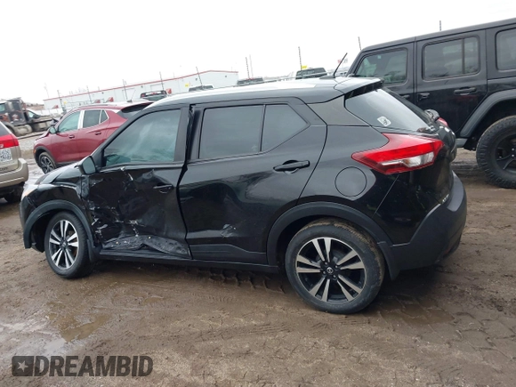 2019 Nissan Kicks S with VIN 3N1CP5CU4KL509506, listed as a IAAI auction lot 41754263 with 46,212 mi miles and . Bid and sale history available at carsss.com. Image 14.