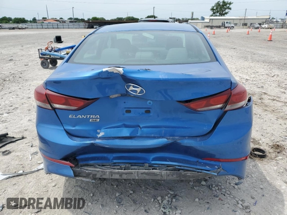 2018 Hyundai Elantra SE z VIN KMHD74LF9JU523916, wystawiony jako Copart lot #53698615 z przebiegiem 105 028 mil mil oraz Szkoda całkowita • Salvage title. Historia ofert i sprzedaży dostępna na DreamBid. Obrazek 6.