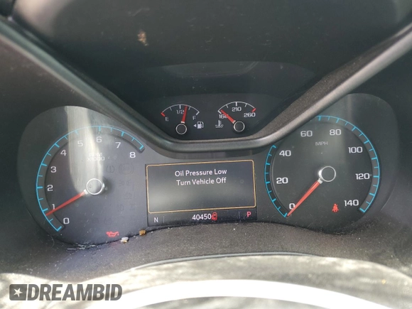 2019 Chevrolet Colorado 2WD LT z VIN 1GCGSCEN8K1244636, wystawiony jako Copart lot #56206705 z przebiegiem 40 450 mil mil oraz Szkoda całkowita • Salvage title. Historia ofert i sprzedaży dostępna na DreamBid. Obrazek 9.