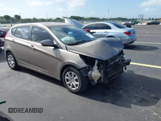 2012 Hyundai Accent GS with VIN KMHCT5AE1CU007575, listed as a IAAI auction lot 42720094 with 132,118 mi miles and . Bid and sale history available at DreamBid. Image 1.