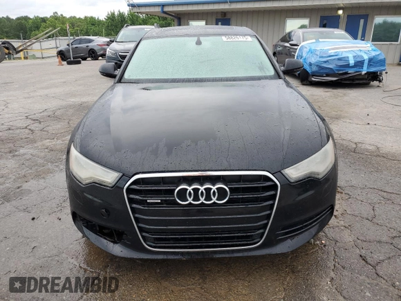 2013 Audi A6 Premium Plus with VIN WAUDFAFC2DN011787, listed as a Copart auction lot 58826175 with Not provided miles and Salvage title. Bid and sale history available at DreamBid. Image 5.