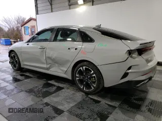 2021 Kia K5 GT-Line with VIN 5XXG64J25MG071820, listed as a Copart auction lot 45006985 with 96,788 mi miles and Salvage Title. Bid and sale history available at carsss.com. Image 2.