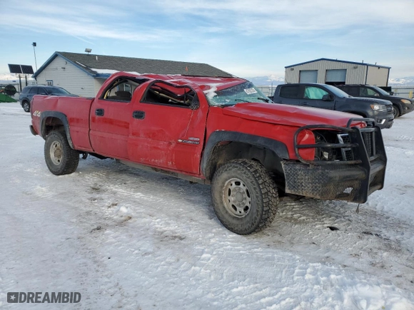 2006 Chevrolet Silverado 2500HD LT1 with VIN 1GCHK23D56F256986, listed as a Copart auction lot 87692335 with 0 mi miles and Clean Title. Bid and sale history available at carsss.com. Image 4.