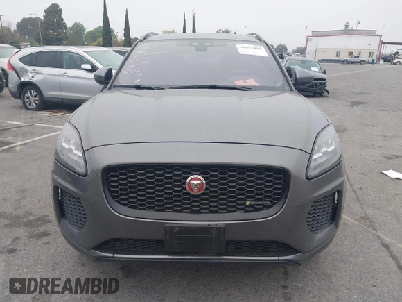 2020 Jaguar E-PACE Checkered Flag Edition with VIN SADF12FX5L1Z87737, listed as a IAAI auction lot 41693995 with 52,100 mi miles. Bid and sale history available at carsss.com. Image 12.