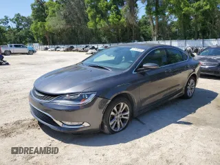 2015 Chrysler 200 Limited with VIN 1C3CCCAG7FN714323, listed as a Copart auction lot 52124485 with 138,728 mi miles and Clean Title. Bid and sale history available at carsss.com. Image 1.