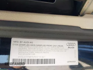 2004 Audi A4 3.0L with VIN WAUAT48H54K016361, listed as a IAAI auction lot 42597566 with 101,128 mi miles and . Bid and sale history available at DreamBid. Image 9.