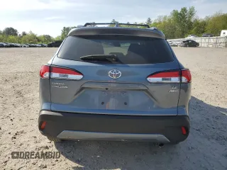 2022 Toyota Corolla Cross LE with VIN 7MUBAABG6NV041555, listed as a Copart auction lot 56567225 with 26,736 mi miles and Salvage title. Bid and sale history available at DreamBid. Image 6.