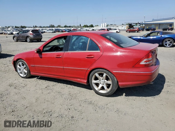 2007 Mercedes-Benz C 230 Sport with VIN WDBRF52H57F888532, listed as a Copart auction lot 63796925 with 213,457 mi miles and Salvage title. Bid and sale history available at DreamBid. Image 2.