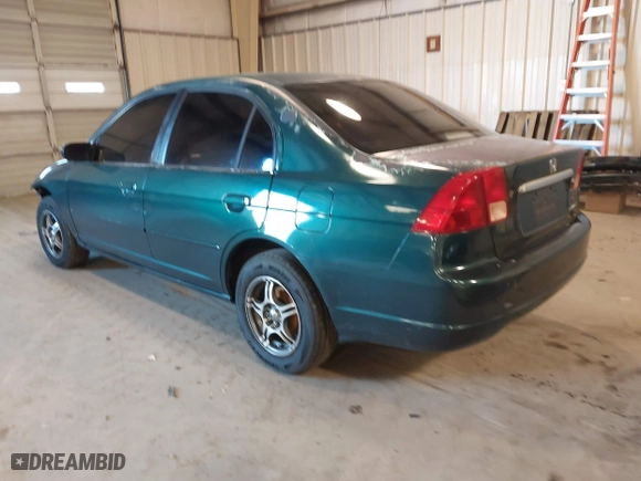 2002 Honda Civic LX with VIN 2HGES16612H595748, listed as a IAAI auction lot 41356181 with 299,899 mi miles. Bid and sale history available at carsss.com. Image 3.