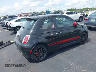 2012 FIAT 500 Abarth with VIN 3C3CFFFH6CT351907, listed as a IAAI auction lot 42385853 with 50,882 mi miles and . Bid and sale history available at DreamBid. Image 4.