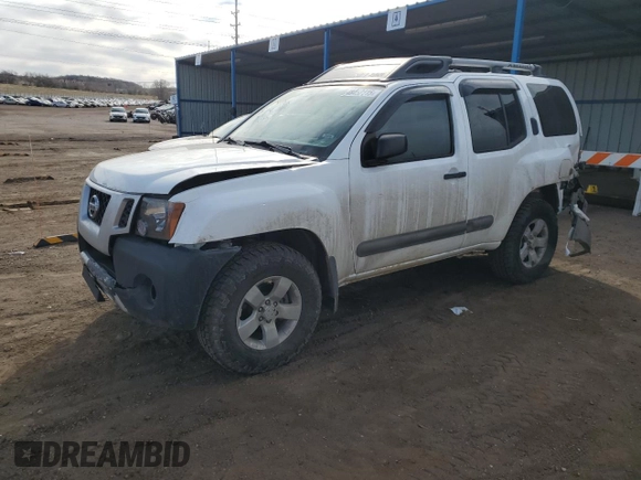 2012 Nissan Xterra X with VIN 5N1AN0NW0CC501097, listed as a Copart auction lot 48432115 with 112,140 mi miles and Salvage Title. Bid and sale history available at carsss.com. Image 1.
