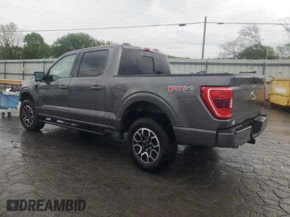 2023 Ford F-150 XL with VIN 1FTFW1E86PKD28258, listed as a Copart auction lot 53898445 with 20,126 mi miles and Salvage Title. Bid and sale history available at carsss.com. Image 2.