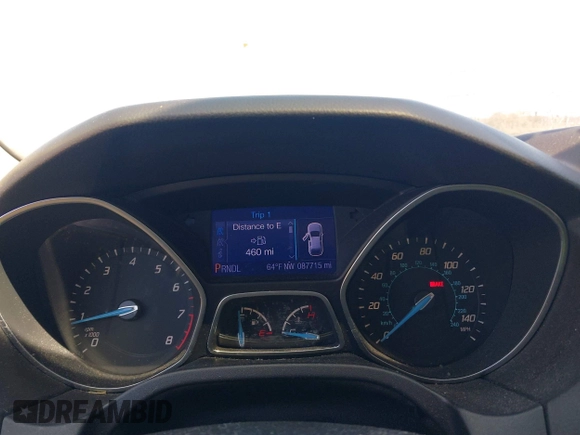 2013 Ford Focus SE with VIN 1FADP3K23DL216383, listed as a IAAI auction lot 41871603 with 87,715 mi miles. Bid and sale history available at carsss.com. Image 7.