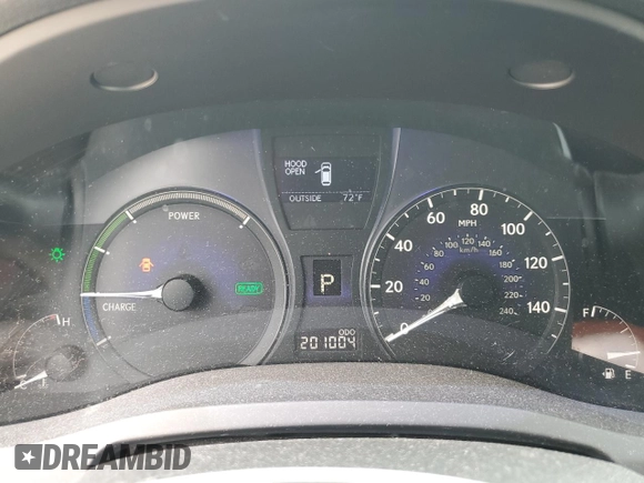 2010 Lexus RX 450h with VIN JTJBC1BA0A2405337, listed as a Copart auction lot 60196715 with 201,004 mi miles and Clean title. Bid and sale history available at DreamBid. Image 9.