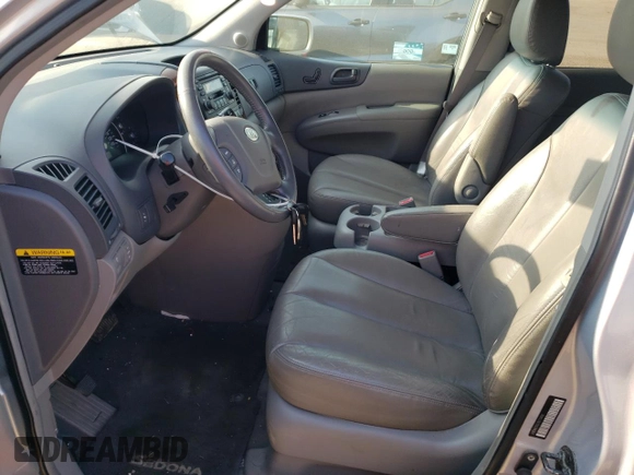 2007 Kia Sedona EX with VIN KNDMB233276174639, listed as a Copart auction lot 70691984 with 122,934 mi miles and Salvage Title. Bid and sale history available at carsss.com. Image 7.