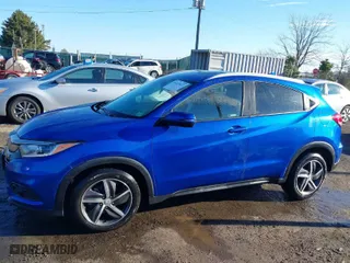 2021 Honda HR-V EX-L with VIN 3CZRU5H7XMM705640, listed as a IAAI auction lot 41223022 with 84,105 mi miles. Bid and sale history available at carsss.com. Image 14.