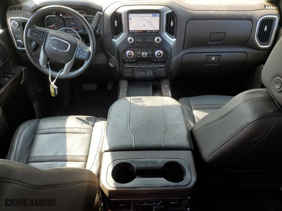 2023 GMC Sierra 2500HD Denali with VIN 1GT49REY6PF181607, listed as a Copart auction lot 74036114 with 58,055 mi miles and Non Repairable. Bid and sale history available at carsss.com. Image 8.