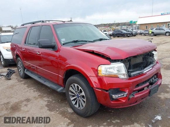 2016 Ford Expedition Max XLT z VIN 1FMJK1JT4GEF24385, wystawiony jako IAAI lot #41770237 z przebiegiem 175 638 mil mil oraz . Historia ofert i sprzedaży dostępna na DreamBid. Obrazek 1.