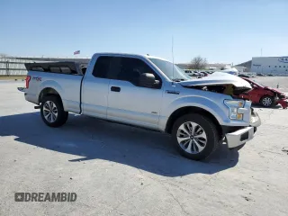 2017 Ford F-150 XL with VIN 1FTEX1CP0HKC28497, listed as a Copart auction lot 48777145 with 93,194 mi miles and Salvage Title. Bid and sale history available at carsss.com. Image 4.