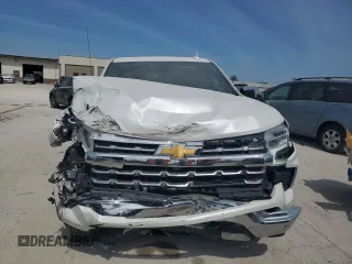 2023 Chevrolet Silverado 1500 LTZ with VIN 1GCUDGE88PZ205293, listed as a Copart auction lot 71095144 with 27,289 mi miles and Salvage Title. Bid and sale history available at carsss.com. Image 5.
