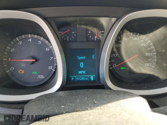 2012 Chevrolet Equinox LTZ with VIN 2GNFLGEK6C6238748, listed as a Copart auction lot 48250515 with 151,285 mi miles and Non Repairable. Bid and sale history available at carsss.com. Image 9.