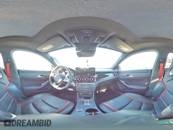 2015 Mercedes-Benz CLA 45 AMG with VIN WDDSJ5CB0FN198211, listed as a Copart auction lot 74825184 with 98,181 mi miles and Salvage Title. Bid and sale history available at DreamBid. Image 14.
