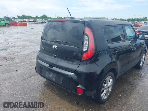 2016 Kia Soul + with VIN KNDJP3A57G7332255, listed as a IAAI auction lot 42111301 with 138,115 mi miles. Bid and sale history available at carsss.com. Image 4.