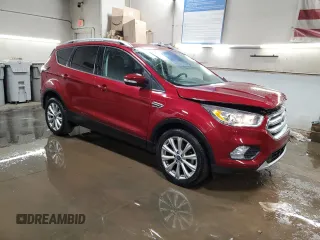2017 Ford Escape Titanium with VIN 1FMCU0JD0HUE13538, listed as a Copart auction lot 49396125 with 36,733 mi miles and Salvage Title. Bid and sale history available at carsss.com. Image 4.