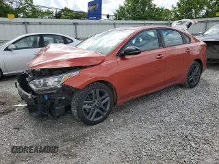2021 Kia Forte GT-Line z VIN 3KPF34AD5ME375521, wystawiony jako Copart lot #56208585 z przebiegiem 65 274 mil mil oraz Szkoda całkowita • Salvage title. Historia ofert i sprzedaży dostępna na DreamBid. Obrazek 1.