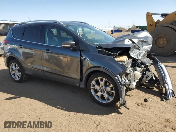 2016 Ford Escape Titanium with VIN 1FMCU9J96GUC63384, listed as a Copart auction lot 52255725 with 136,869 mi miles and Salvage Title. Bid and sale history available at carsss.com. Image 4.