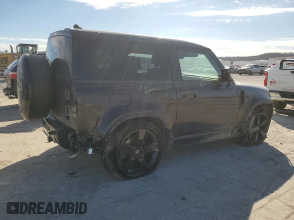 2024 Land Rover Defender with VIN SALEB6EE7R2346435, listed as a Copart auction lot 46250305 with 2,557 mi miles and Salvage title. Bid and sale history available at DreamBid. Image 3.