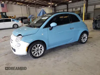 2017 FIAT 500 Pop with VIN 3C3CFFLR7HT542417, listed as a Copart auction lot 64205895 with 59,482 mi miles and Clean title. Bid and sale history available at DreamBid. Image 1.