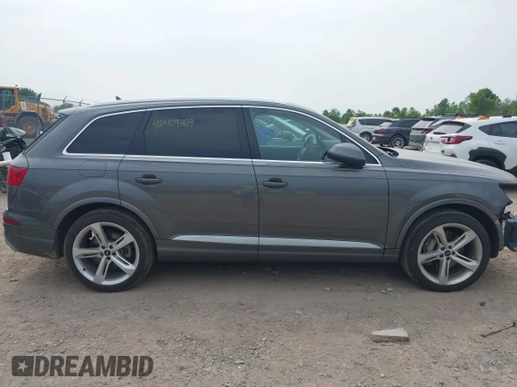 2019 Audi Q7 Prestige with VIN WA1VAAF78KD025828, listed as a IAAI auction lot 42409369 with 92,834 mi miles and . Bid and sale history available at DreamBid. Image 14.