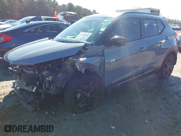2024 Nissan Kicks SR with VIN 3N1CP5DV2RL485336, listed as a IAAI auction lot 41560942 with 15,528 mi miles and . Bid and sale history available at DreamBid. Image 2.