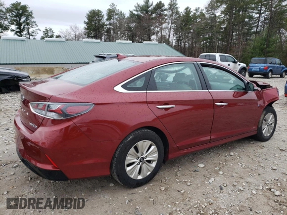2018 Hyundai Sonata Hybrid SE with VIN KMHE24L30JA079805, listed as a Copart auction lot 51256624 with 80,539 mi miles and Salvage Title. Bid and sale history available at carsss.com. Image 3.