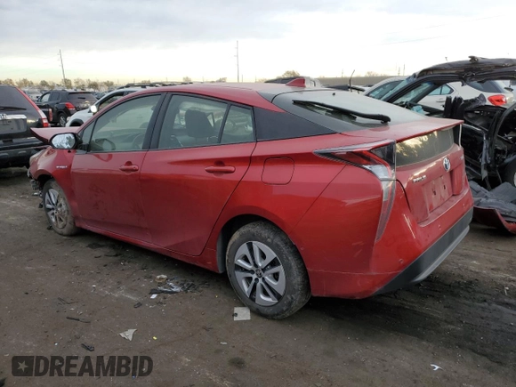 2017 Toyota Prius Two with VIN JTDKARFU5H3049838, listed as a Copart auction lot 81949184 with 84,960 mi miles and Salvage Title. Bid and sale history available at carsss.com. Image 2.