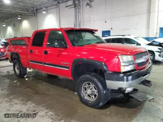 2003 Chevrolet Silverado 2500HD LS with VIN 1GCHK23U63F150722, listed as a Copart auction lot 88763435 with 266,358 mi miles and Clean Title. Bid and sale history available at carsss.com. Image 4.
