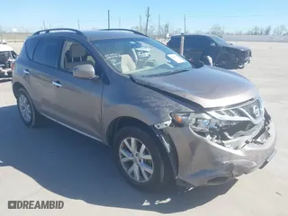 2014 Nissan Murano LE with VIN JN8AZ1MU0EW419729, listed as a IAAI auction lot 41845538 with 154,291 mi miles. Bid and sale history available at carsss.com. Image 1.