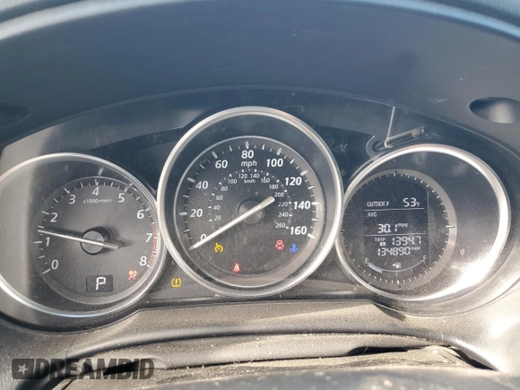 2015 Mazda CX-5 Sport with VIN JM3KE4BE0F0441203, listed as a Copart auction lot 79968514 with 134,890 mi miles and Salvage title. Bid and sale history available at DreamBid. Image 9.