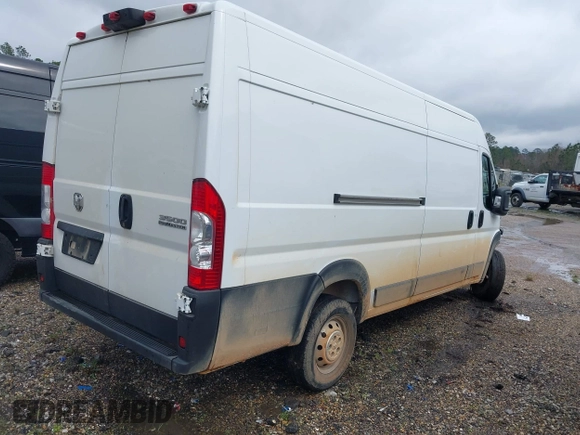 2023 Ram ProMaster Cargo with VIN 3C6MRVJG9PE521128, listed as a IAAI auction lot 41614795 with 43,950 mi miles and . Bid and sale history available at DreamBid. Image 4.