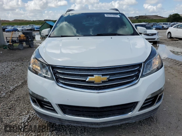 2015 Chevrolet Traverse LTZ with VIN 1GNKVJKDXFJ212107, listed as a Copart auction lot 55721935 with 129,333 mi miles and Clean Title. Bid and sale history available at DreamBid. Image 5.