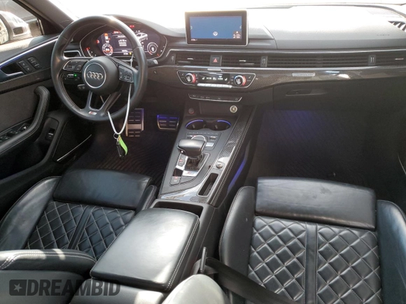 2018 Audi S4 Prestige with VIN WAUC4BF47JA001405, listed as a Copart auction lot 74313694 with 94,419 mi miles and Salvage Title. Bid and sale history available at carsss.com. Image 8.