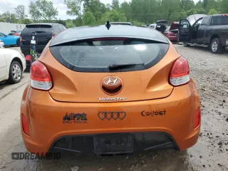 2013 Hyundai Veloster w/Black Int with VIN KMHTC6ADXDU121105, listed as a Copart auction lot 55171015 with 130,905 mi miles and Salvage title. Bid and sale history available at DreamBid. Image 6.