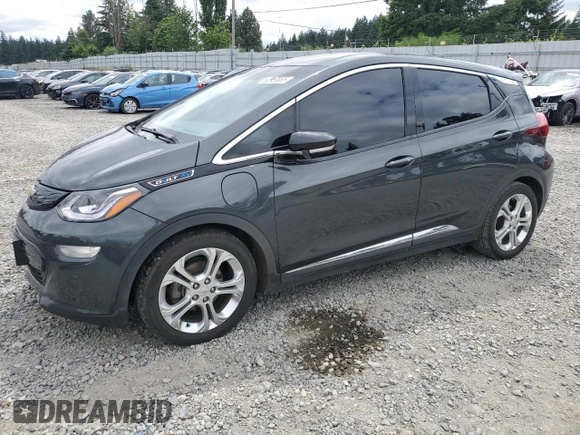 2020 Chevrolet Bolt EV LT with VIN 1G1FY6S00L4146035, listed as a Copart auction lot 58869365 with 102,370 mi miles and Salvage title. Bid and sale history available at DreamBid. Image 1.