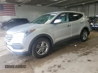 2018 Hyundai Santa Fe 2.4L z VIN 5XYZTDLB0JG524649, wystawiony jako Copart lot #59257475 z przebiegiem 77 775 mil mil oraz Nie do naprawy • Non repairable. Historia ofert i sprzedaży dostępna na DreamBid. Obrazek 1.
