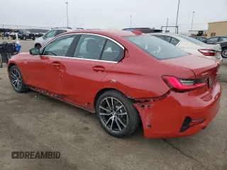 2021 BMW 3 Series 330i xDrive with VIN 3MW5R7J05M8B50200, listed as a Copart auction lot 46443405 with 35,663 mi miles and Salvage title. Bid and sale history available at DreamBid. Image 2.