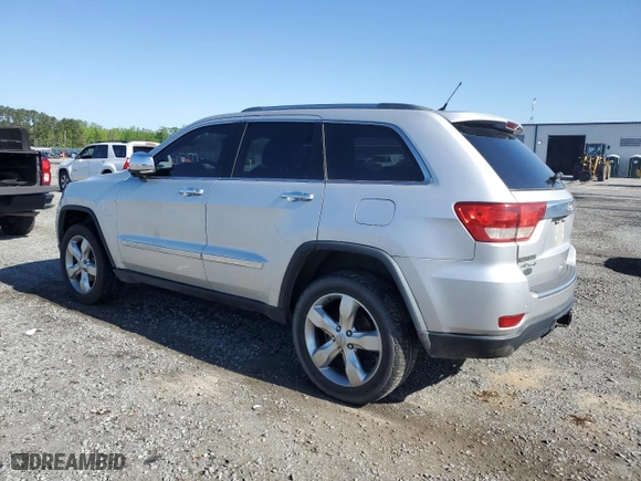 2012 Jeep Grand Cherokee Overland with VIN 1C4RJFCG5CC272580, listed as a Copart auction lot 50075735 with 209,368 mi miles and Salvage Title. Bid and sale history available at carsss.com. Image 2.