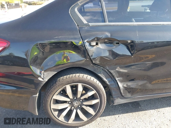 2015 Honda Civic Sedan EX-L with VIN 2HGFB2F93FH555021, listed as a IAAI auction lot 41904781 with 151,982 mi miles. Bid and sale history available at carsss.com. Image 6.