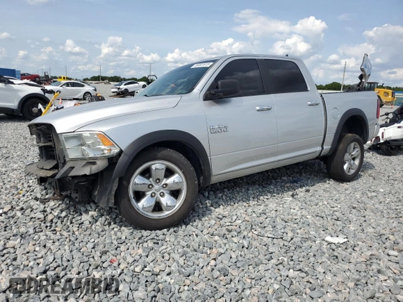 2015 Ram 1500 Big Horn with VIN 1C6RR7LT7FS759423, listed as a Copart auction lot 55897615 with 146,956 mi miles and Salvage title. Bid and sale history available at DreamBid. Image 1.