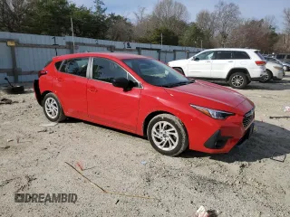 2024 Subaru Impreza with VIN JF1GUABC4R8326078, listed as a Copart auction lot 49300545 with 5,675 mi miles and Salvage Title. Bid and sale history available at carsss.com. Image 4.